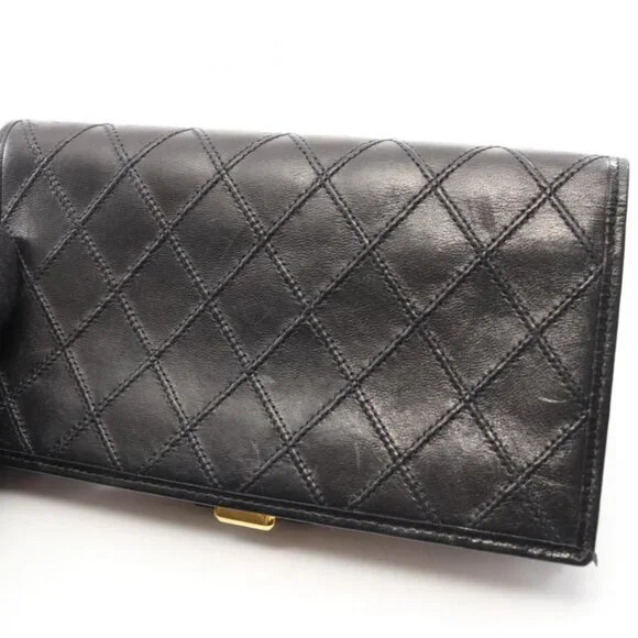 Chanel Bifold Wallet Bicolor Black Lambskin - Picture 9 of 12